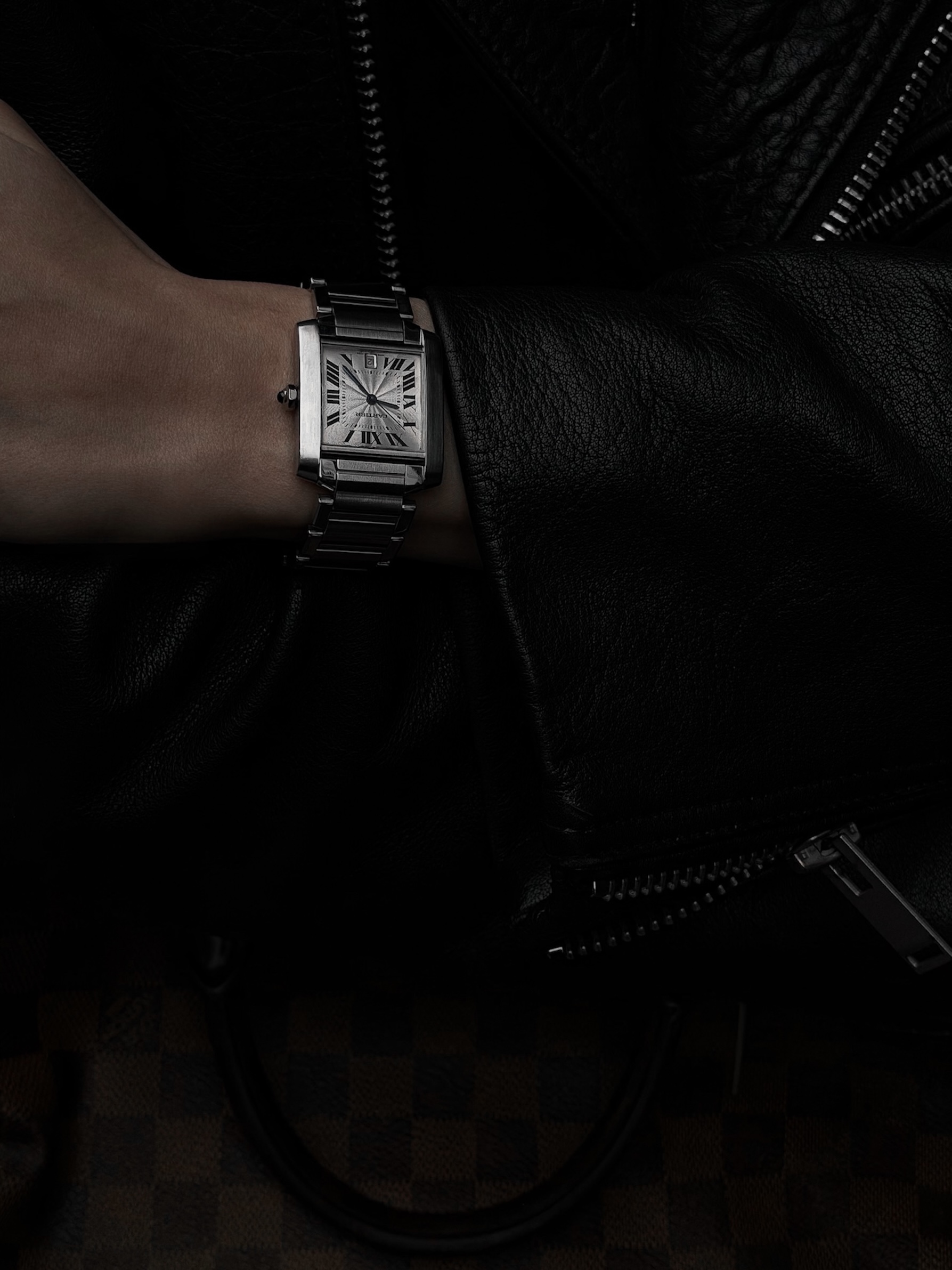 Винтажные часы Cartier tank Française — фото 7