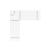 Alcaplast ADZ-R304R Решетка для дренажного углового желоба 75 мм, нержавеющая сталь