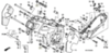 Honda Гайка крепление рамы 90303-MFJ-D00