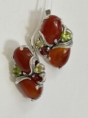 Сесиль (серьги из серебра)
