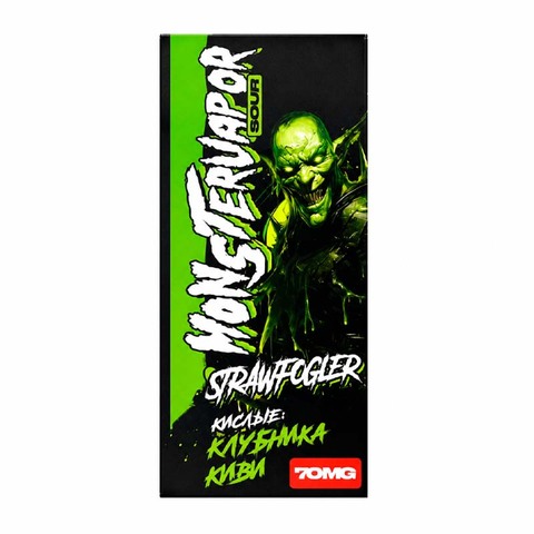 Жидкость MONSTERVAPOR SOUR Salt 2% ULTRA 70mg 30 ml - Клубника Киви