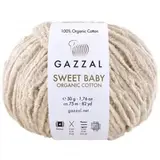 Пряжа Gazzal Sweet Baby Organic Cotton 2612 беж