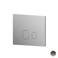 Newform X-STEEL 316 69642X.59.067 Клавиша смыва для унитаза, двойная, для систем инсталляций TECE, цвет: PVD Brushed copper bronze фото