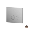 Newform X-STEEL 316 69642X.59.067 Клавиша смыва для унитаза, двойная, для систем инсталляций TECE, цвет: PVD Brushed copper bronze