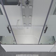 Душевая кабина Niagara Ultra NG-3170-01 (170х75х220) высокий поддон,стекло матовое