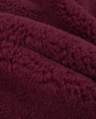 Мех шерстяной, 550 г/м2, шерсть-50%, п/э-50%, пр-во Беларусь, ш. 150 см, бордовый