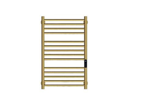 Полотенцесушитель электрический Rein Classic 14-Brushed Gold 800*500 мм