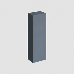 Пенал для ванной 35x25x110 кобальт матовый