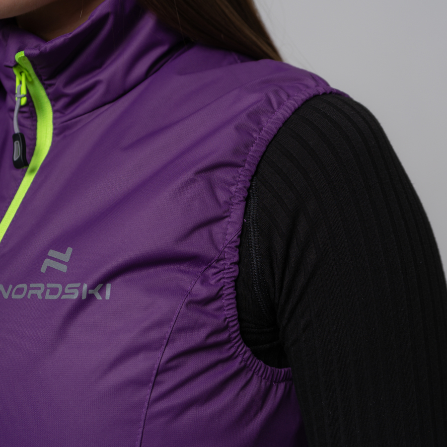 Nordski Motion теплый жилет женский Purple - 3