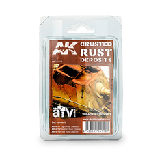 Набор красок AK Interactive Crusted Rust Deposits