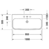 Duravit Happy D.2 2318100000 Раковина мебельная