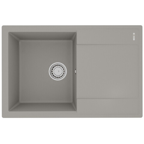Lemark Imandra 9910027 Кухонная мойка 760 врезная прямоугольная с крылом из кварцгранита цвет: Грей