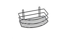 Fixsen FX-720B-1 Полка душевая, цвет: чёрный фото