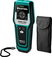 KRAFTOOL GMS-120, ЖК дисплей, универсальный детектор проводки (45298)