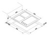 Варочная панель Korting HG 631 CTX - схема