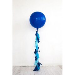 Большой воздушный шар Синий 60 см