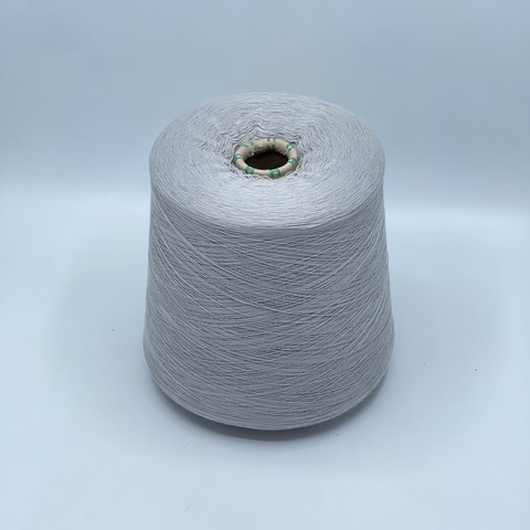 Бобинная пряжа,Cotton combed, 2540м. 100%Хлопок, Серый(469), 39058