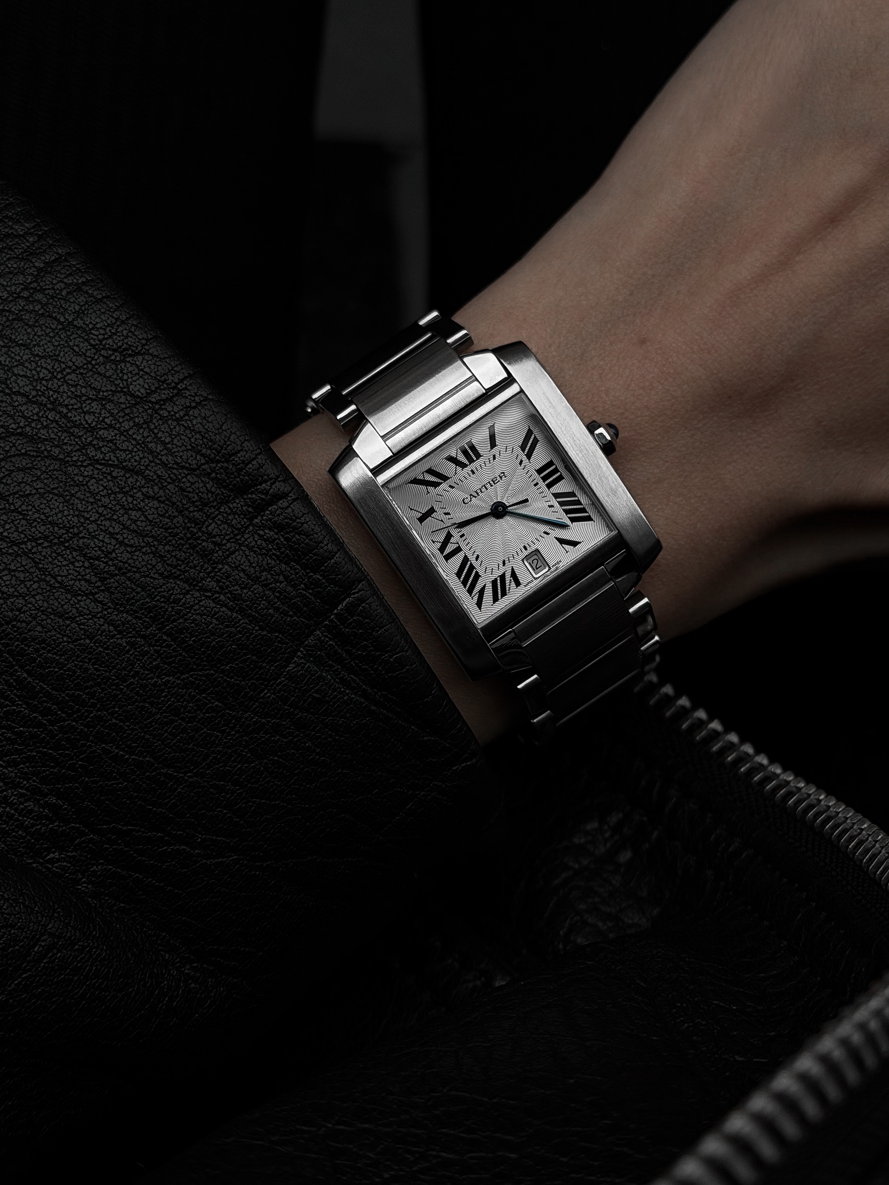 Винтажные часы Cartier tank Française