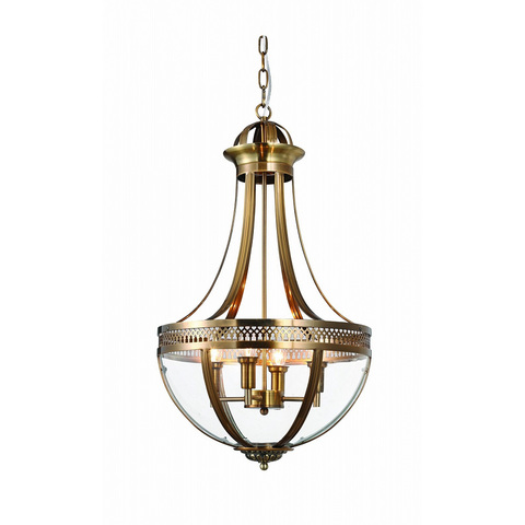 Фото: Люстра Capitol 6 brass - основной вид