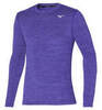 Mizuno Impulse Core Ls Tee футболка с длинным рукавом мужская темно-синяя - 1
