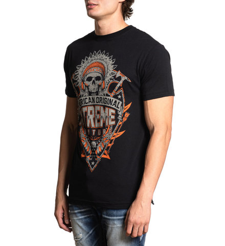 Xtreme Couture | Футболка мужская TRIBAL CYCLES X1951 от Affliction левый бок