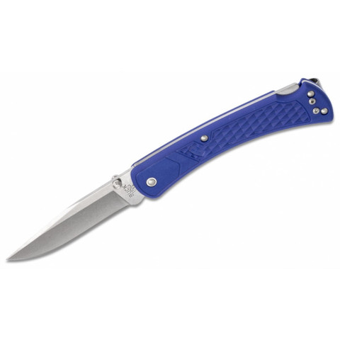 Складной нож BUCK 0110BLS2 110 Slim Select Blue, синяя рукоять