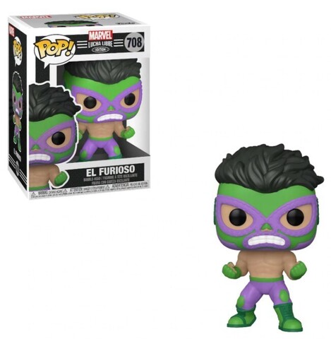 Funko POP! Marvel. Lucha Libre: El Furioso Hulk (708)