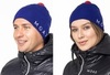Лыжная шапка с шерстью Moax Tradition Sport сине-красная - 1