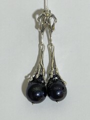 Юнона (серьги из серебра)