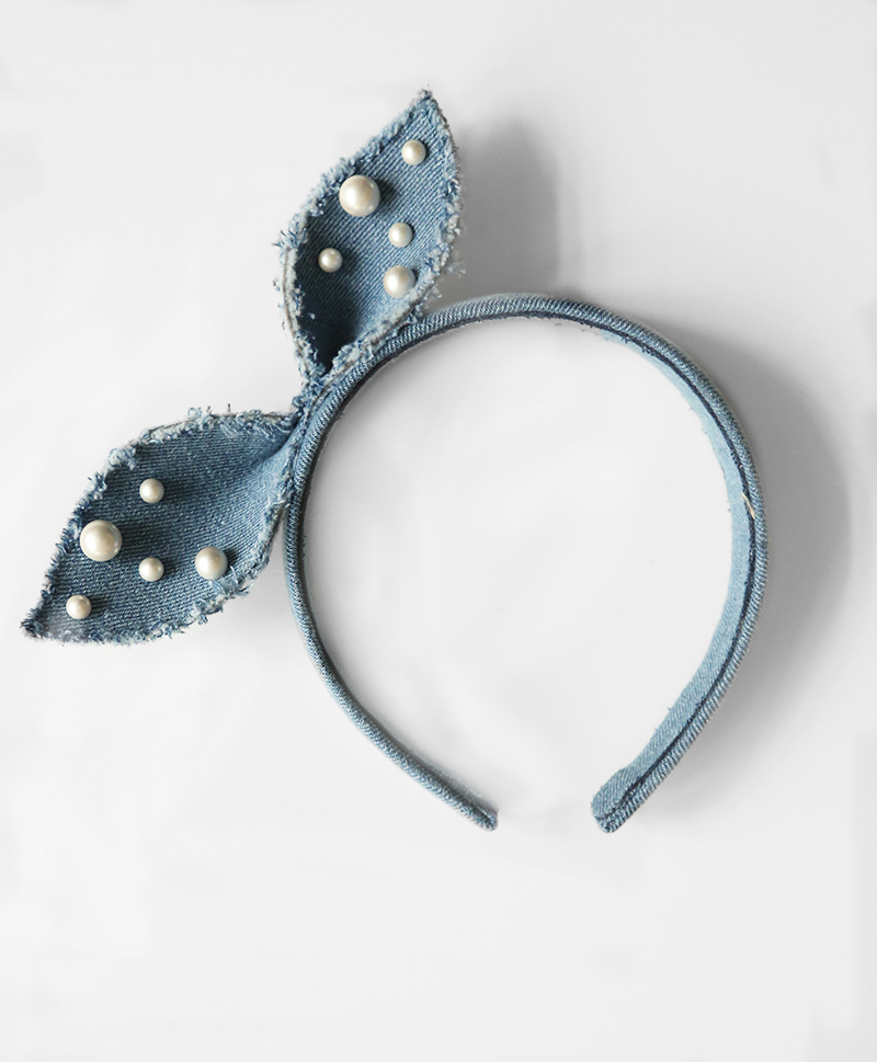 Ободок Denim Alice Bow Headband