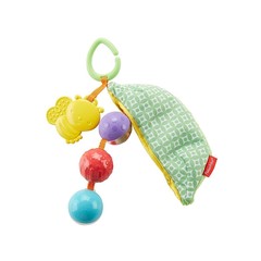 Fisher Price Мягкая игрушка с погремушками и прорезывателем 