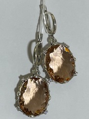 Граф (серьги из серебра)