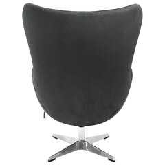 Кресло EGG CHAIR графит, искусственная замша