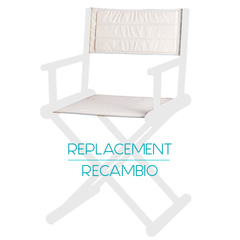 Olefin canvas replacement director chair ecru, Marine Business