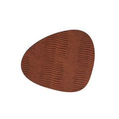 Подстановочная салфетка фигурная 37x44 см, толщина 2мм Croco cognac LindDNA-98285
