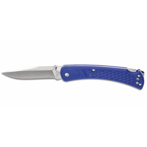Складной нож BUCK 0110BLS2 110 Slim Select Blue, синяя рукоять