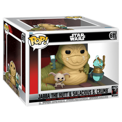 Funko POP! Moment Bobble Star Wars Ep 6 RotJ 40th Jabba The Hutt & Salacious (611)