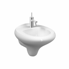 Vitra Istambul 4516B403-1599 Подвесное биде 52 см, с одним отверстием под смеситель, без перелива, белый фото