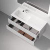 Sancos SNR120LW Тумба подвесная SANCOS Snob R левая 1195х445х500, c двумя ящиками оснащенными доводчиками, Bianco, арт.SNR120LW