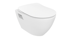 Creavit Terra TP329-11CB00E-0000 Унитаз подвесной безободковый, цвет: белый фото
