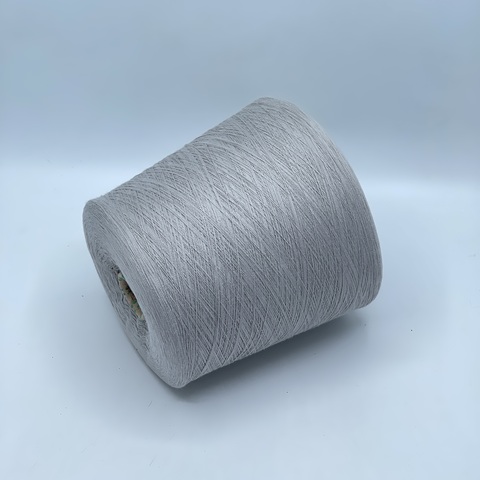 Бобинная пряжа,Cotton combed, 2540м. 100%Хлопок, Серый(469), 39058