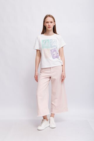 Marc Cain Sports Джинсы-кюлоты из хлопка с лиоцеллом