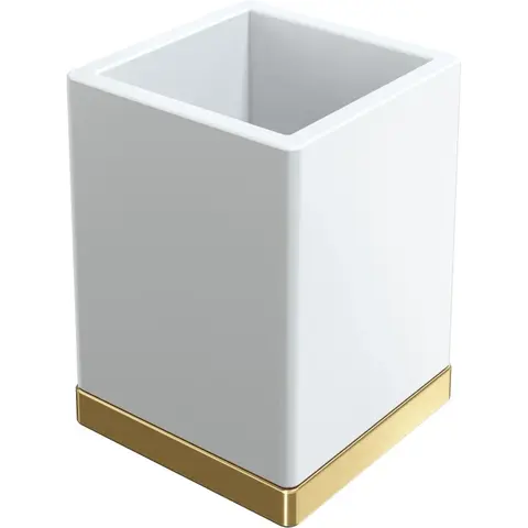 Boheme 10961-MG Стакан настольный Qubic Matt Gold