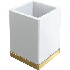 Boheme 10961-MG Стакан настольный Qubic Matt Gold фото