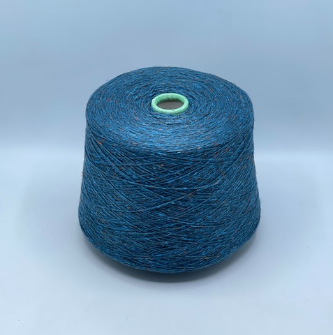 Filcom, Tibet tweed 2/11 550м. 50%Як, 50%Шелк, Море,твид(124), 42087