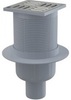 Alcaplast APV2 Душевой трап с решеткой, хром