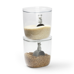 Контейнер с мерной ложкой lucky mouse, 3,5 л