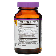 Bluebonnet Nutrition, Комплекс витамина Е, 60 капсул с жидкостью