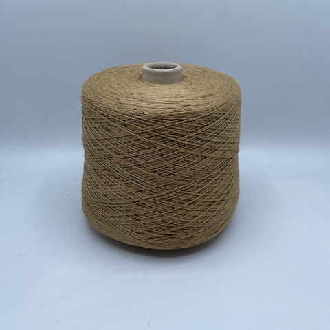 Бобинная пряжа (пр.Италия),art-Viscolino 450м / 100 гр. 40%Лен 60%Вискоза , цвет-Рожь, арт.23656