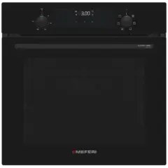 Духовой шкаф MEFERI MEO607BK Comfort, электрический, гриль, конвекция, гидролизная очистка, 80 литров
